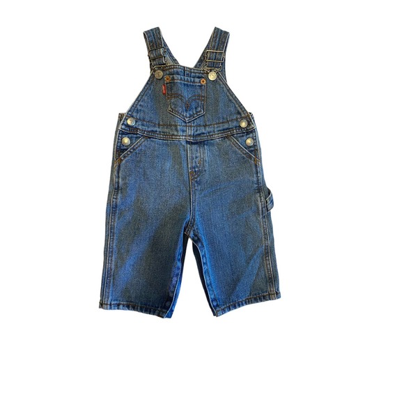 Baby Levi Overalls 6-9 months Soft Denim Ready for Fall!!! - Picture 1 of 5
